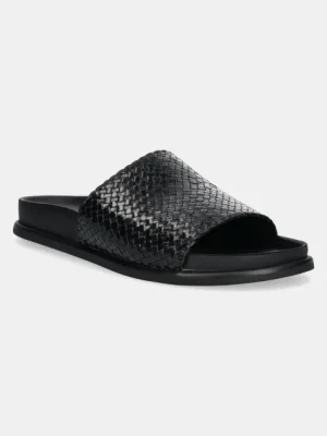 Vagabond Shoemakers klapki skórzane EFFIE damskie kolor czarny 5922-125-20