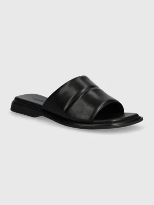 Vagabond Shoemakers klapki skórzane IZZY damskie kolor czarny 5713-001-20