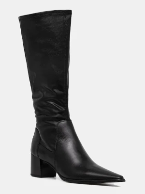 Vagabond Shoemakers kozaki GISELLE WIDE SHAFT damskie kolor czarny na słupku 5754-902-20