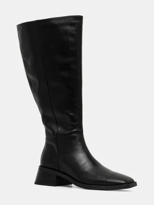 Vagabond Shoemakers kozaki skórzane BLANCA damskie kolor czarny na słupku 5417-901-20