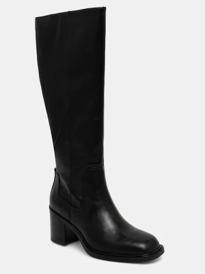 Vagabond Shoemakers kozaki skórzane MERYL damskie kolor czarny na słupku 6047-001-20