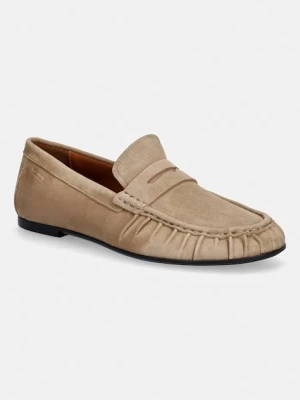 Vagabond Shoemakers mokasyny damskie zamszowe ALEYA beżowy