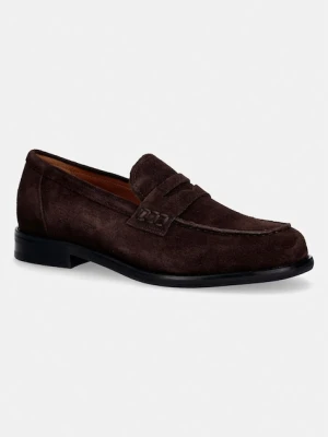 Vagabond Shoemakers mokasyny damskie zamszowe LINN brązowy