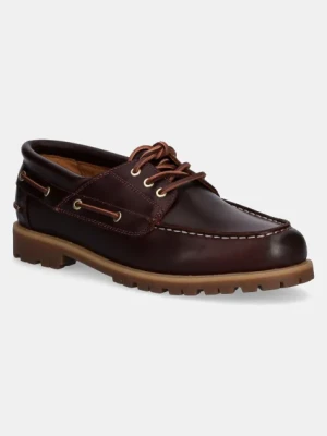 Vagabond Shoemakers mokasyny skórzane JOSLYN damskie kolor brązowy na płaskim obcasie 5945-001-49