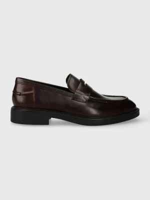 Vagabond Shoemakers mokasyny skórzane ALEX M męskie kolor bordowy 5366.104.43