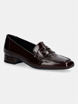 Vagabond Shoemakers mokasyny skórzane DEBBI bordowy
