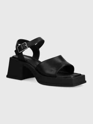 Vagabond Shoemakers sandały skórzane HENNIE kolor czarny 5537-201-20