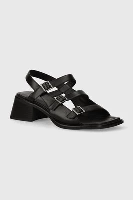 Vagabond Shoemakers sandały skórzane INES kolor czarny 5711-001-20