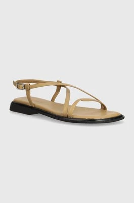 Vagabond Shoemakers sandały skórzane IZZY damskie kolor beżowy 5713-201-13