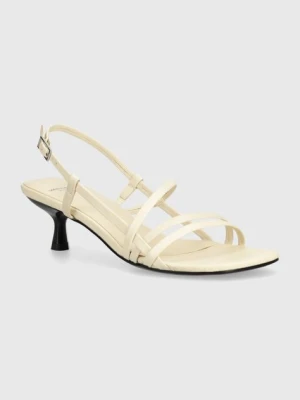 Vagabond Shoemakers sandały skórzane JONNA kolor beżowy 5751-001-02