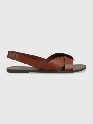Vagabond sandały skórzane TIA 2.0 damskie kolor brązowy 5531.001.27 Vagabond Shoemakers