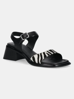 Vagabond Shoemakers sandały zamszowe INES kolor czarny 5911-261-87
