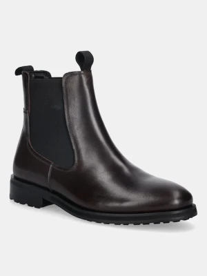 Vagabond Shoemakers sztyblety skórzane BRIAN męskie kolor brązowy 6094-101-31