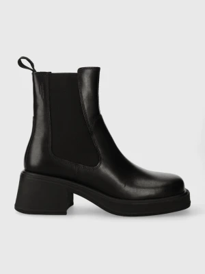 Vagabond Shoemakers sztyblety skórzane DORAH czarny