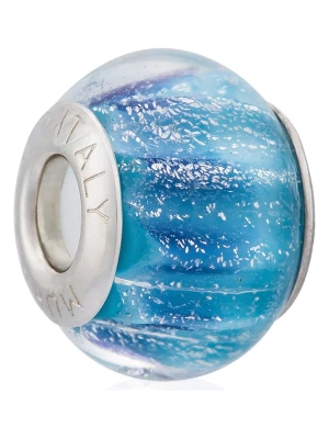 VALENTINA BEADS Szklany charms w kolorze niebieskim rozmiar: onesize