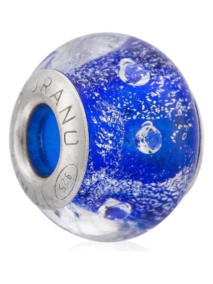 VALENTINA BEADS Szklany charms w kolorze niebieskim rozmiar: onesize
