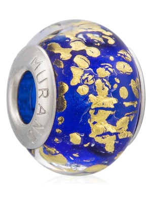 VALENTINA BEADS Szklany charms w kolorze złoto-niebieskim rozmiar: onesize