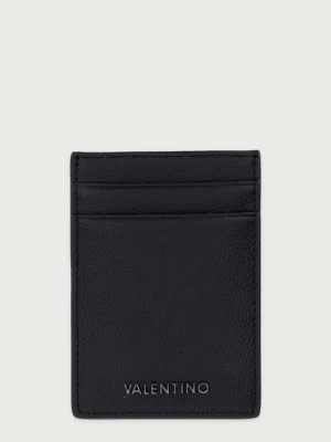 Valentino Bags etui na karty męskie skórzane FORT czarny
