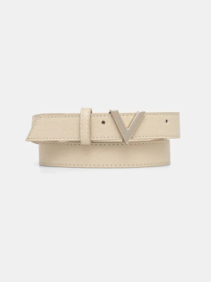 Valentino Bags pasek damski kolor beżowy VCS1R456GN