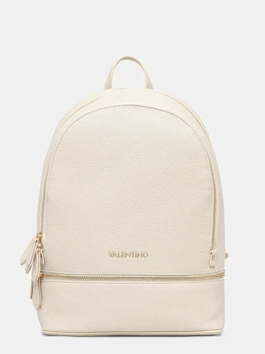 Valentino Bags plecak damski kolor beżowy duży gładki VBS7LX02