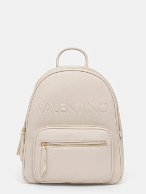 Valentino Bags plecak damski kolor beżowy mały gładki VBS9EO21