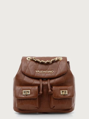 Valentino Bags plecak damski z imitacji skóry CRYSTELLE brązowy
