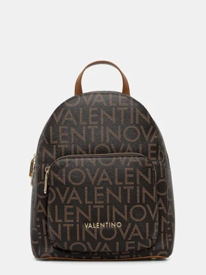 Valentino Bags plecak REGINA RE damski kolor brązowy mały wzorzysty VBS9IS20