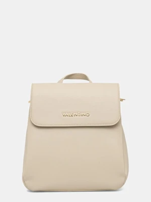 Valentino Bags plecak WEST RE damski kolor beżowy mały gładki VBS9I820