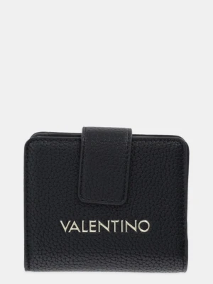 Valentino Bags portfel damski z imitacji skóry ALEXIA czarny
