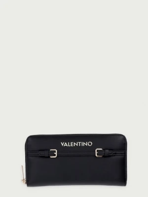 Valentino Bags portfel damski z imitacji skóry ARCHI czarny