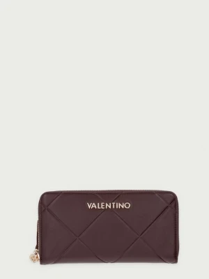Valentino Bags portfel z imitacji skóry ASTRID brązowy