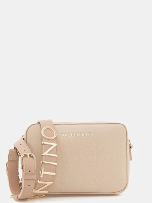 Valentino Bags torebka crossbody damska z imitacji skóry beżowy