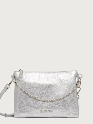 Valentino Bags torebka crossbody damska z imitacji skóry LUMI srebrny
