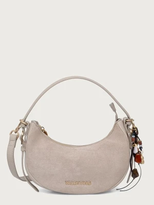 Valentino Bags torebka crossbody damska z imitacji zamszu WINNIE WINTER beżowy