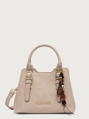 Valentino Bags torebka crossbody damska z imitacji zamszu WINNIE WINTER beżowy