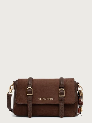 Valentino Bags torebka crossbody damska z imitacji zamszu WINNIE WINTER brązowy