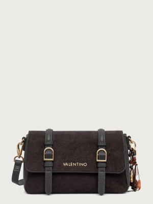 Valentino Bags torebka crossbody damska z imitacji zamszu WINNIE WINTER szary