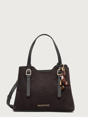 Valentino Bags torebka crossbody damska z imitacji zamszu WINNIE WINTER zielony