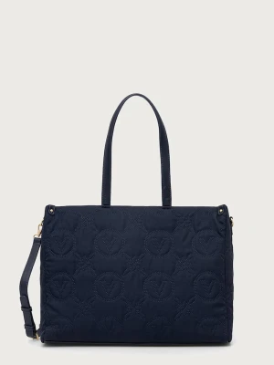 Valentino Bags torebka shopper damska PUFFY granatowy