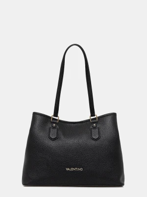 Valentino Bags torebka shopper damska z imitacji skóry czarny