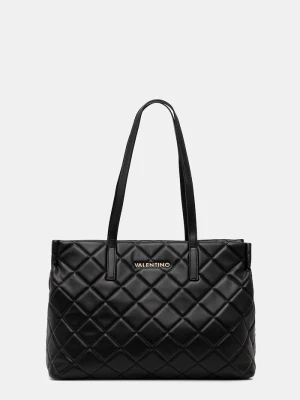 Valentino Bags torebka shopper damska z imitacji skóry czarny