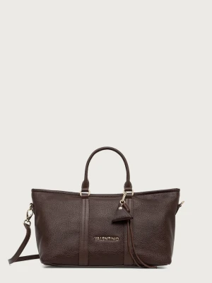 Valentino Bags torebka shopper damska z imitacji skóry MAURY brązowy