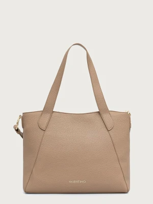 Valentino Bags torebka shopper damska z imitacji skóry THAOE RE beżowy