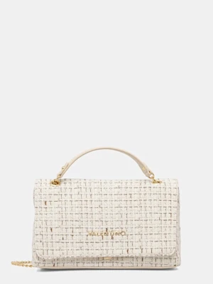 Valentino Bags torebka TWEED kolor beżowy VBS9JP02
