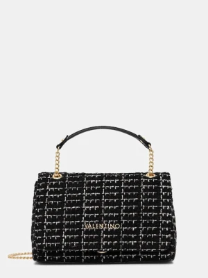 Valentino Bags torebka TWEED kolor czarny VBS9JP02