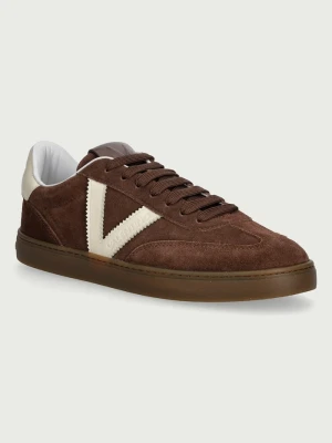 Valentino BAJA sneakersy damskie zamszowe brązowy