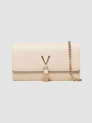 VALENTINO Beżowa kopertówka Divina Pochette Valentino by Mario Valentino