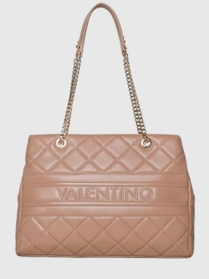VALENTINO Beżowa pikowana shopperka Ada Shopping Valentino by Mario Valentino