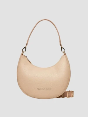 VALENTINO Beżowa torebka księżyc Alexia Hobo Bag Valentino by Mario Valentino