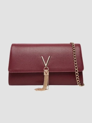 VALENTINO Bordowa kopertówka Pochette Valentino by Mario Valentino